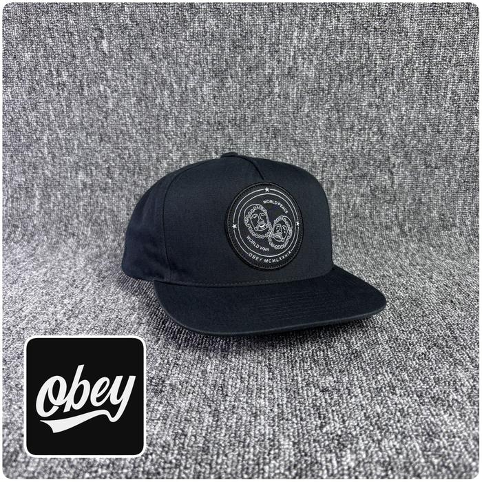 Topi Obey Art Sanpback Hat Second Preloved Original 172