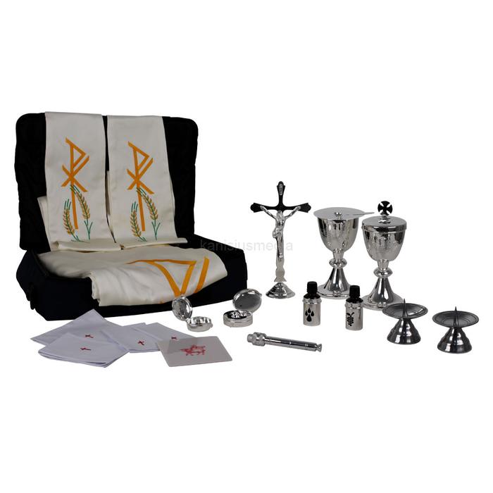 Set Misa BACKPACK PERAK perlengkapan misa piala sibori