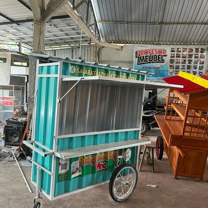 gerobak minuman cocok untuk jualan es teh jumbo jualan es buah dan jualan es dawet