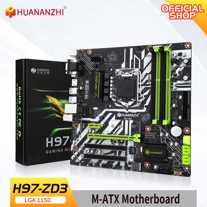 HUANANZHI H97 ZD3 H97 motherboard LGA 1150 M-ATX SATA3 USB3.0 NVME