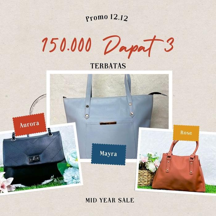 Paket Bundling AA BAG - 150Ribu Dapat 3 Tas selempang wanita dan bahu wanita