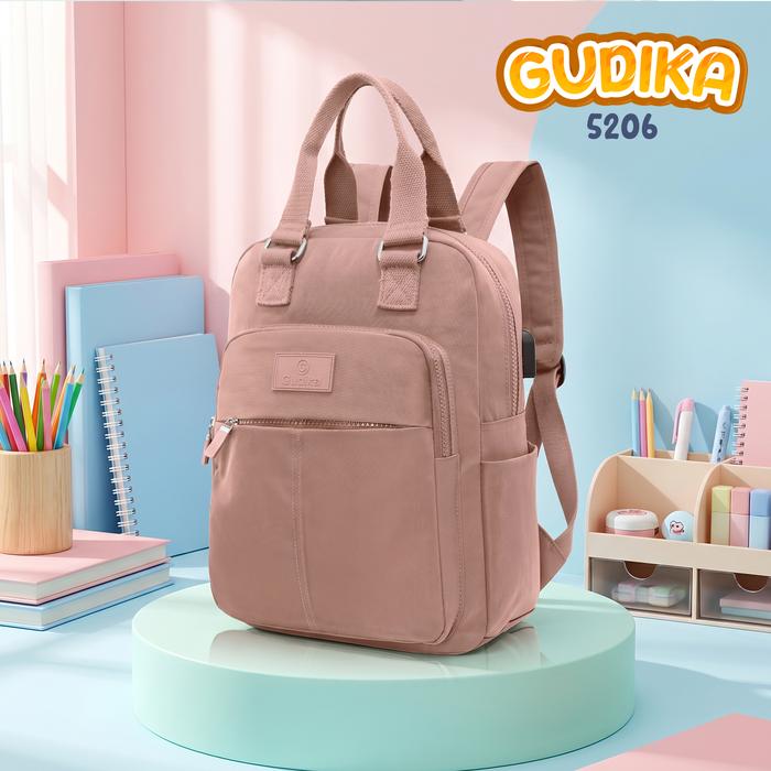 GUDIKA 5206 Backpack Laptop Original | Praktis, Stylish & Anti Air