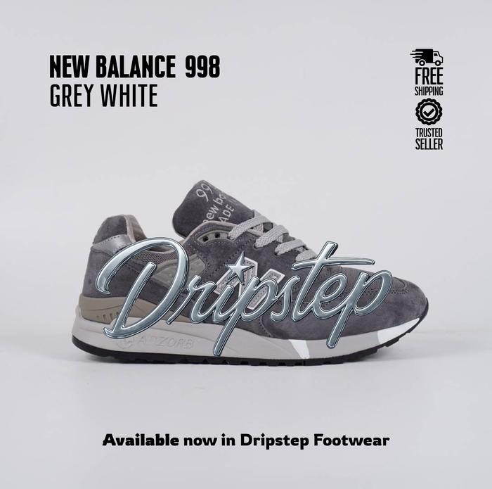 Sepatu New Balance 998 'Grey White' M998CH - Driftstep Footwear
