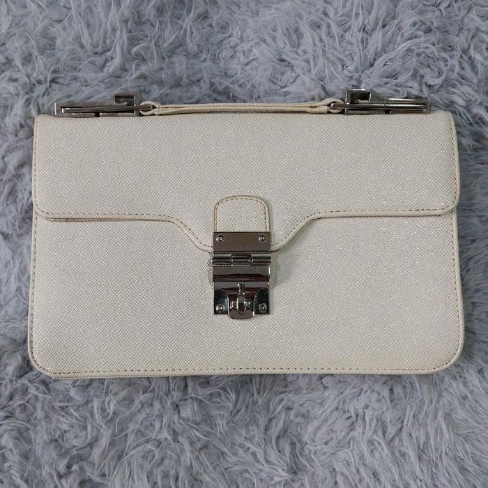 Tas Wanita Fashionable Merk Emsio Broken White