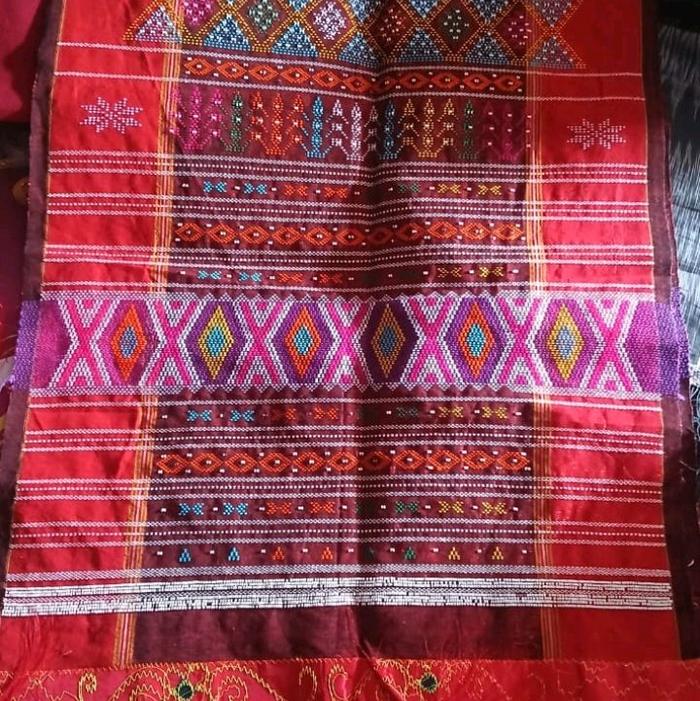 ULOS SADUM BONGGIT Mewah Kain tenun tradisional Batak