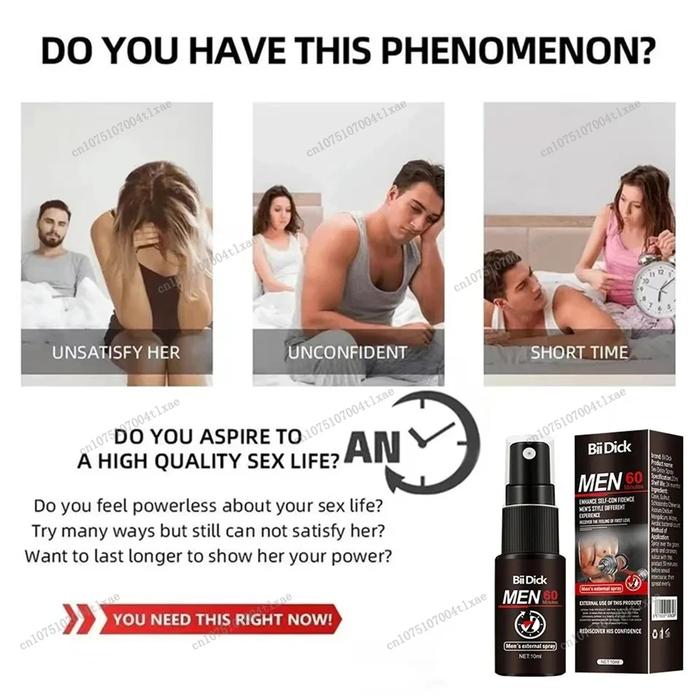 Sex Delay Spray for Men To Extend Sex Time Anti Premature Ejaculation Products Fast Erection Long La