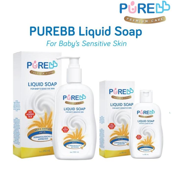 PureBB Baby Bath Liquid Soap Sensitive Skin Sabun Bayi untuk Kulit Sensitif PURE BB