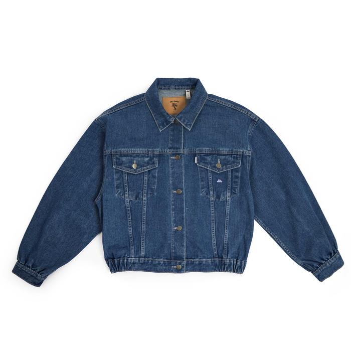 Hoi Polloy - Pebble Denim Jacket (Blue) Jaket Navy Outer
