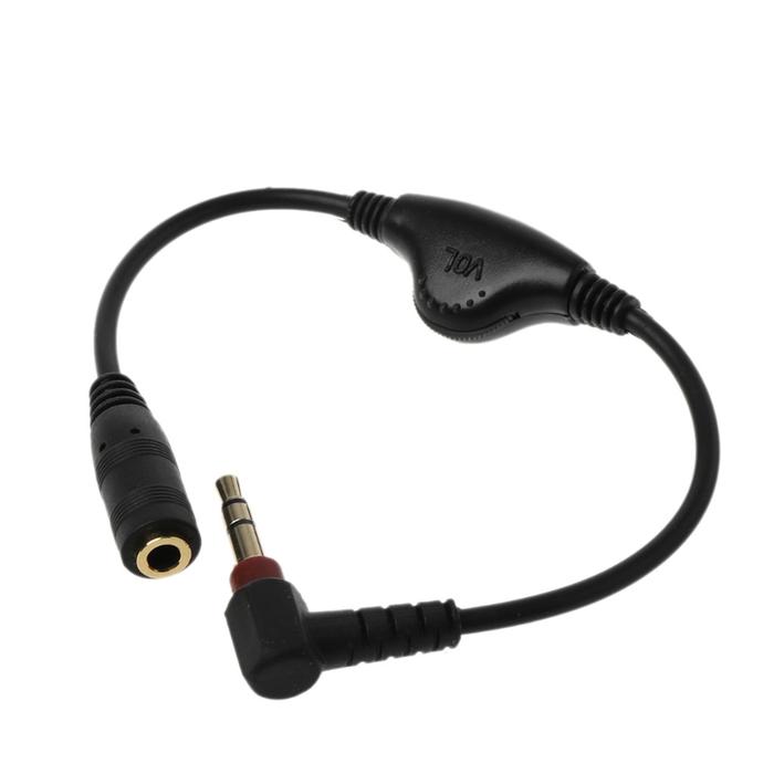 3.5mm Jack AUX Male to Female Adapter Extension Cable Stereo Cord with Volume Control Earphone Headp