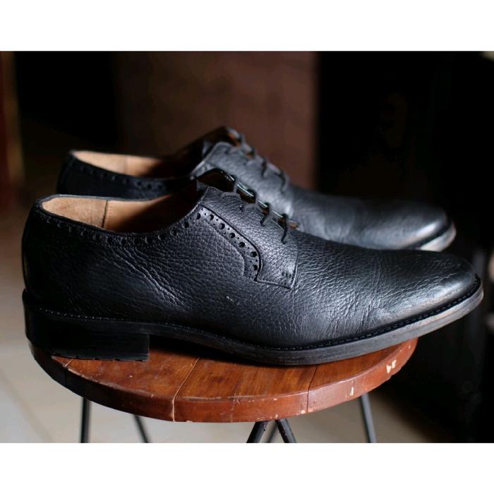 Sepatu Pantofel Made in Mexico Deer Skin Leather Black Vintage not Paraboot Kleman Meermin Alden All