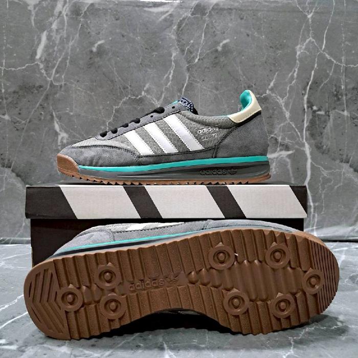 SEPATU SNEAKERS ADIDAS SL-72 GREY TEAL ORIGINAL VIETNAM BNIB Shoes Pria Kasual Snekers