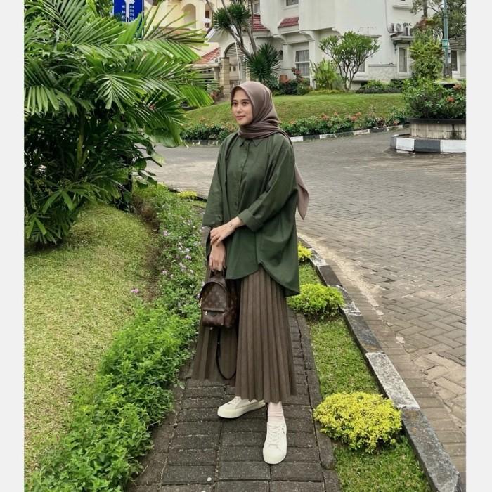 T✪KV KEMEJA TUNIK AUDY SHIRT BY MAHARA ID ORI X☎YY