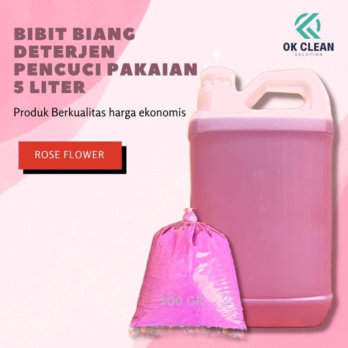 Biang sabun cuci baju bibit detergen pakaian 5 liter PREMIUM lembut wangi tahan lama