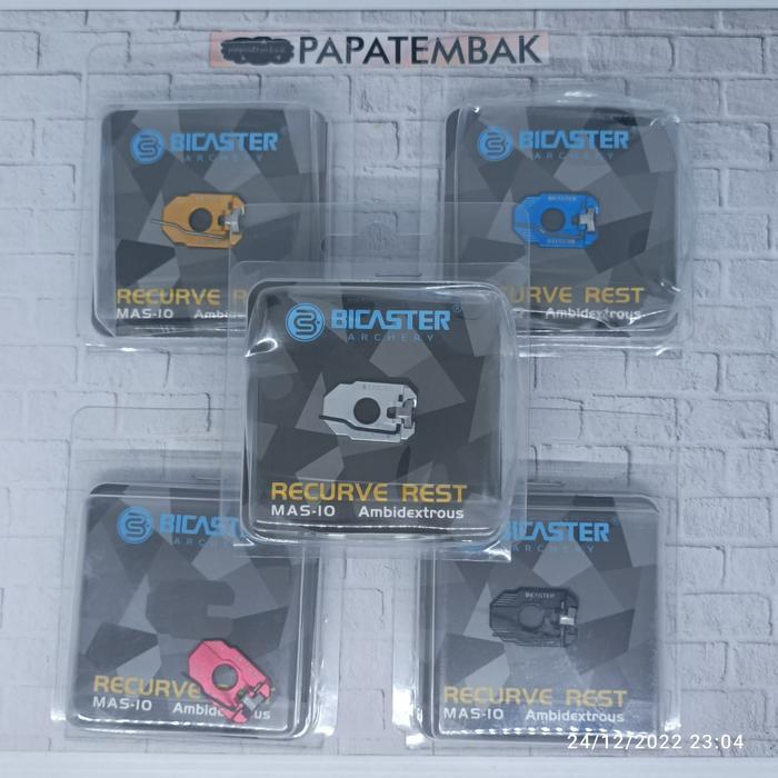 Arrow Rest Magnetic Bicaster MAS-10 Recurve mirip Shibuya Ultima - Biru TAD174