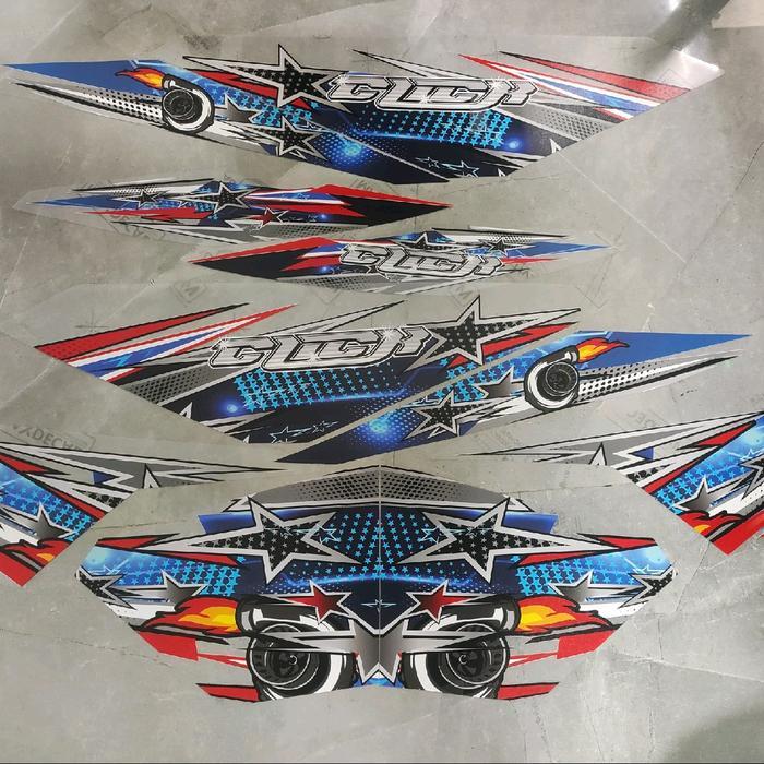 STRIPING STICKER VARIO LED OLD 125/150 TRANSPARAN LIVERY DIESEL Motorcycle [NTS]