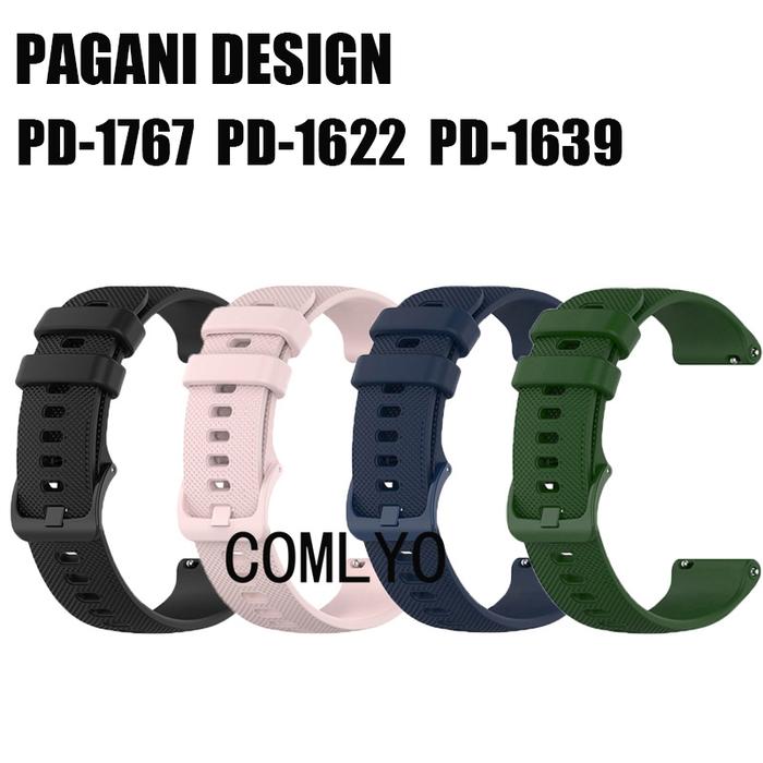 For PAGANI DESIGN PD-1639 PD-1622 PD-1767 Watch Strap Silicone Women Men Band Sports watch Bracelet 
