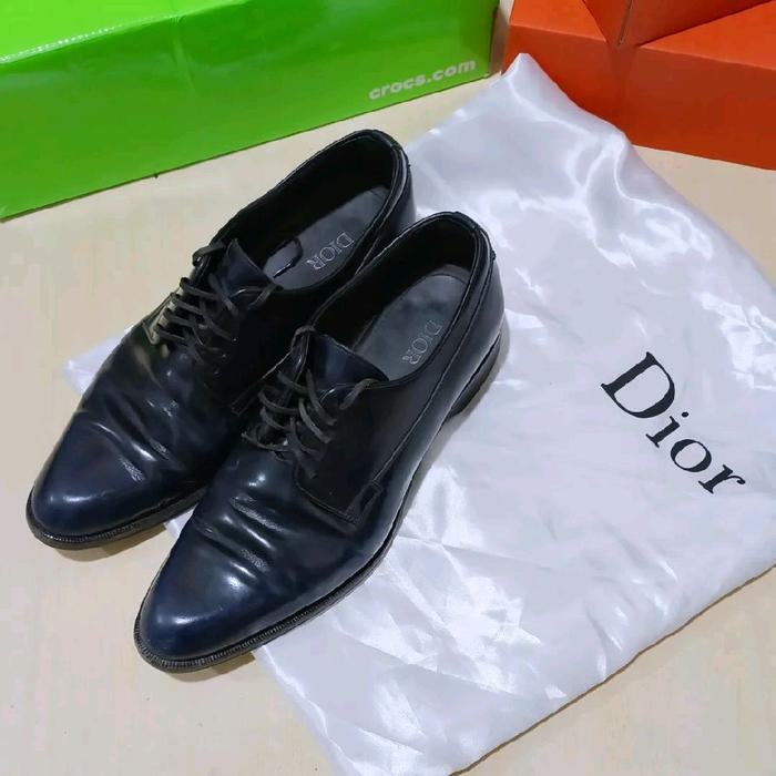 D10r Mens Hedi Slimane Leather Derby Shoes Original 