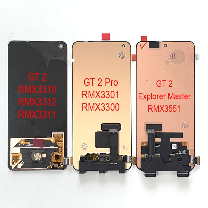 Original Amoled For Oppo Realme GT 2 LCD GT2 Pro Display Screen+Touch