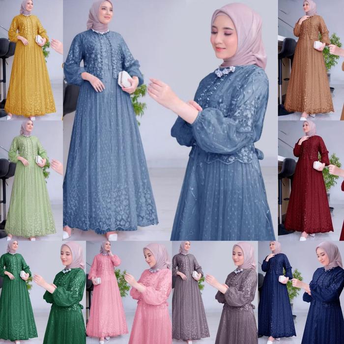 2025 GAMIS DEWASA & ANAK REMAJA SAABIRA SIZE M (10-15TAHUN) - XXXL / GAMIS BUSUI SUPER JUMBO / PAKAI