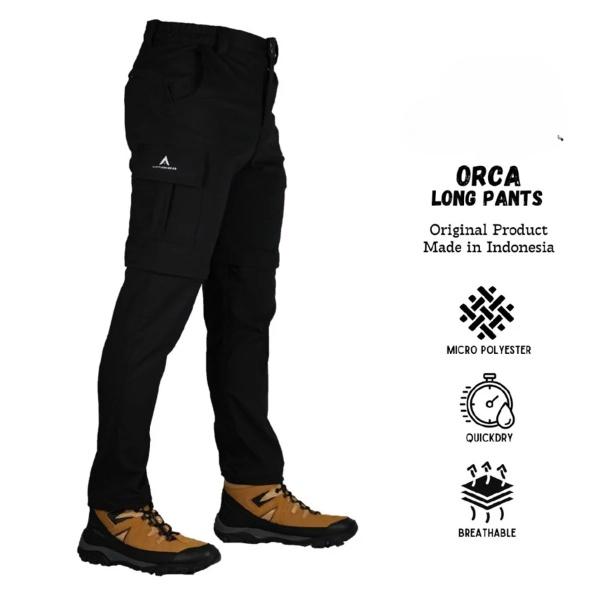 Eiger - Celana Kargo Panjang Sambung Pria Wanita Outdoor Quickdry