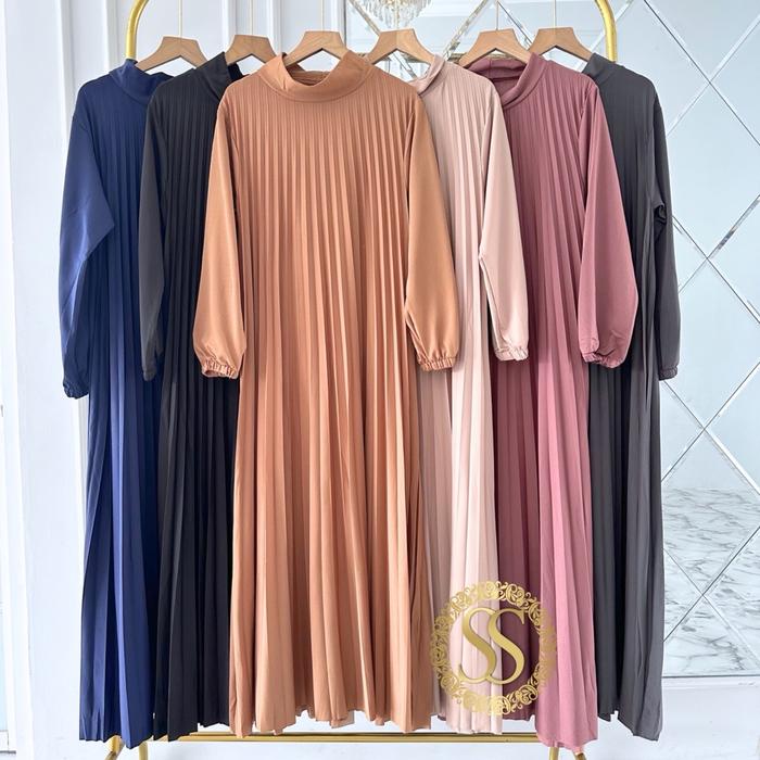 VINCI GAMIS PLISKET PAYUNG / DRESS MAXY PLISKET PREMIUM / DRESS PLEATS