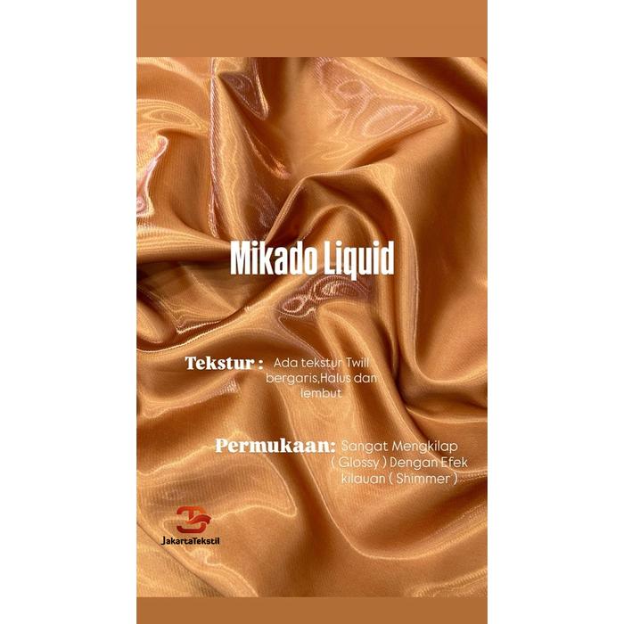 Mikado Double Face/Mikado Liquid/Kain Mikado/Mikado Liquid