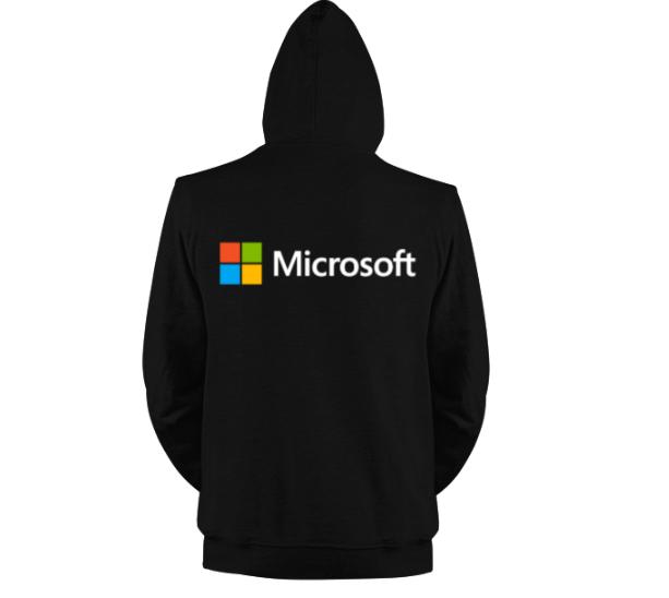 Jaket Hoodie Microsoft Jumper Unisex Pria Wanita – Katun Baby Terry Premium Dingin & Nyaman