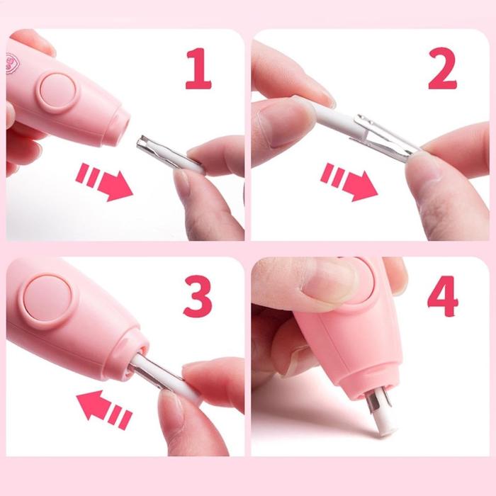 Penghapus Otomatis Multi-fungsi / Penghapus Pensil Otomatis / Eraser Penghapus Pensil Elektrik