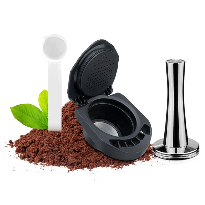 1Set Multifunctional Portable Coffee Capsule Powder Filler Pressure