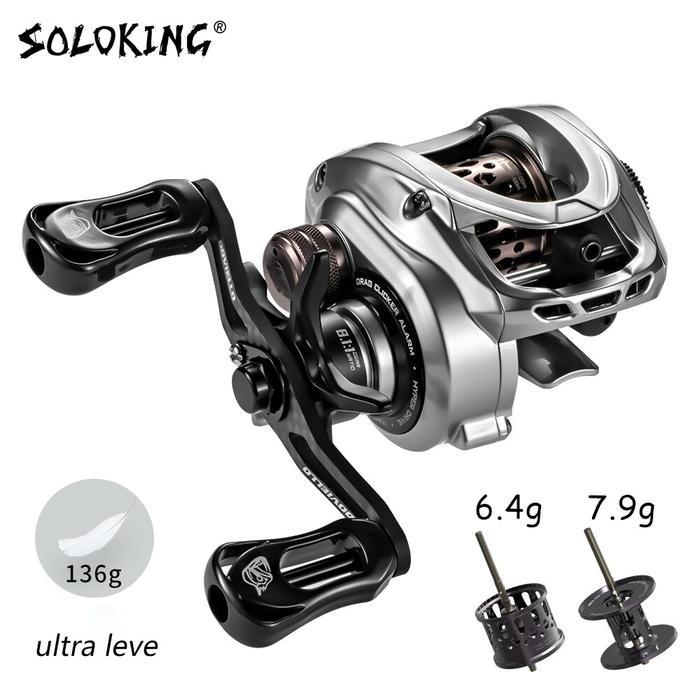 SOLOKING ACURA HICC50 136g Ultra Light Baitcasting Reel BFS Fishing