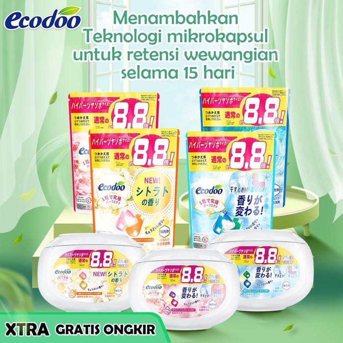 Ecodoo Laundry Gel Detergen Cair Sabun Cuci Baju Wangi Tahan Lama