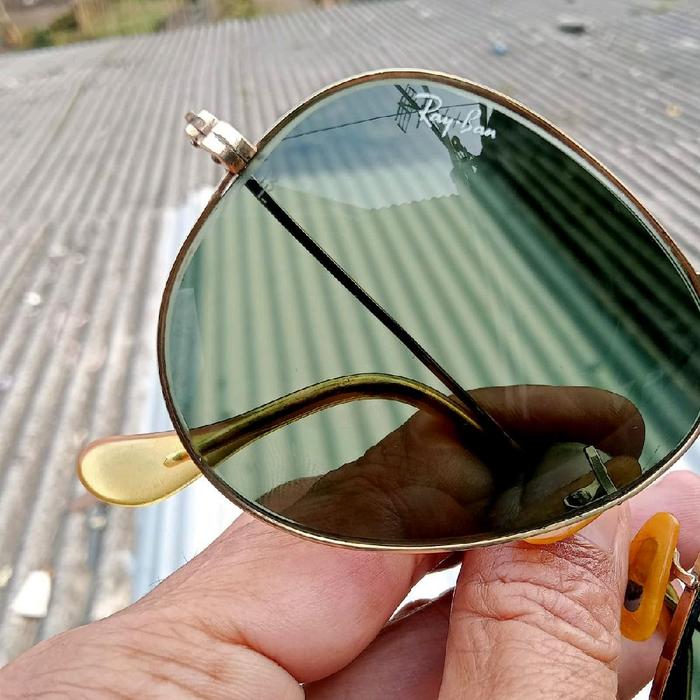 RAYBAN AVIATOR B&L USA ORIGINAL LENSA G15 SIZE 58.M