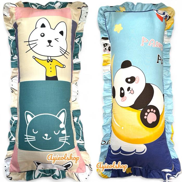 Bantal cinta jumbo premium + sarung banyak pilihan motif