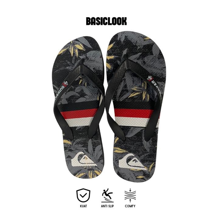 SANDAL JEPIT PRIA QUIKSILVER CASUAL DISTRO KEREN / SENDAL JEPIT RUMAHAN / SANDAL JEPIT DEWASA KEKINI