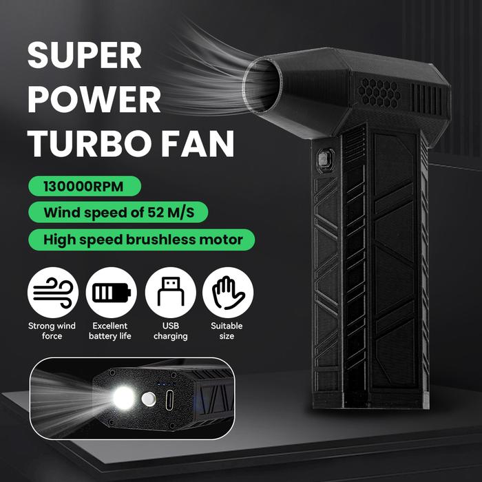 Turbo Violent Fan Powerful Blower with High Speed Duct Fan Mini Turbo Jet Fan 130000RPM Jet Turbo Fa