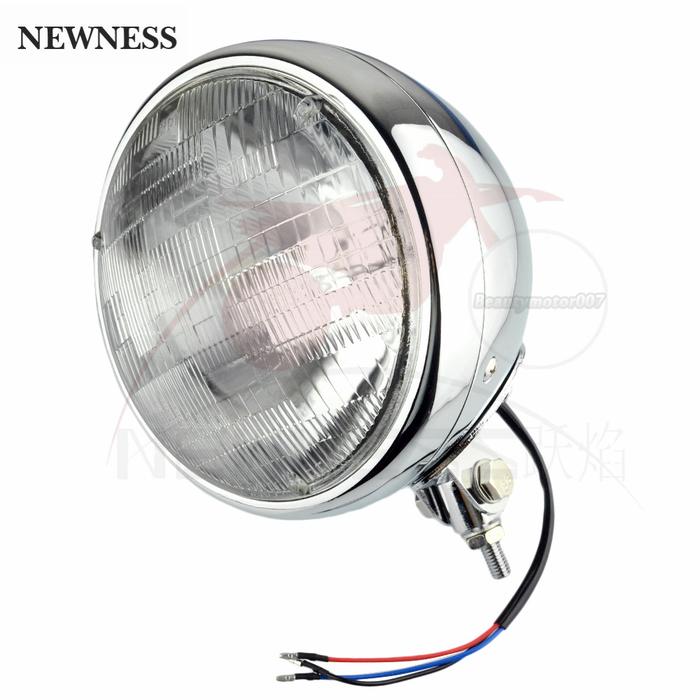 7.5" Headlight Headlamp Sealed Beam HI/LOW BEAM Motorcycle Part