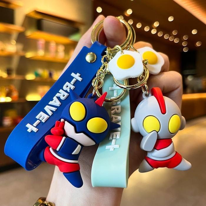 Car Keychain Ultraman Import Japan Gantungan Mobil KYC 02