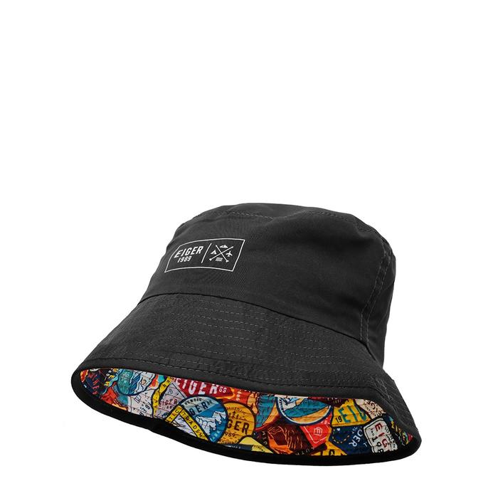 Topi Rimba Pria Eiger Original Bahan Polyester Warna Navy Flecken Hat 1.0