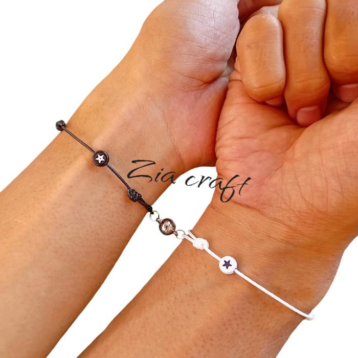 gelang couple bintang / gelang couple bintang magnet / gelang couple Bracelets