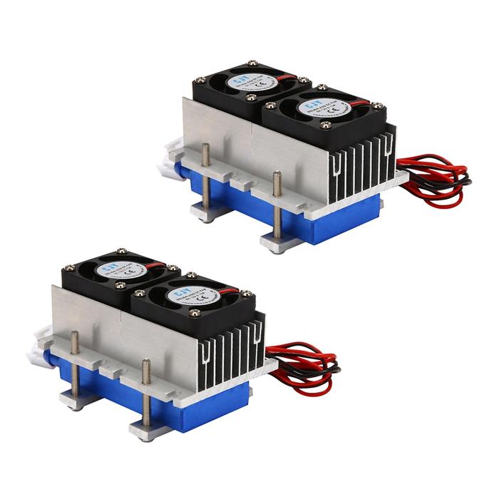 2X 144W Thermoelectric Peltier Refrigeration Cooler 12V Semiconductor