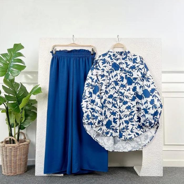 CF - One Set Cartel / Setelan Wanita Cartel Oversize Baju Celana