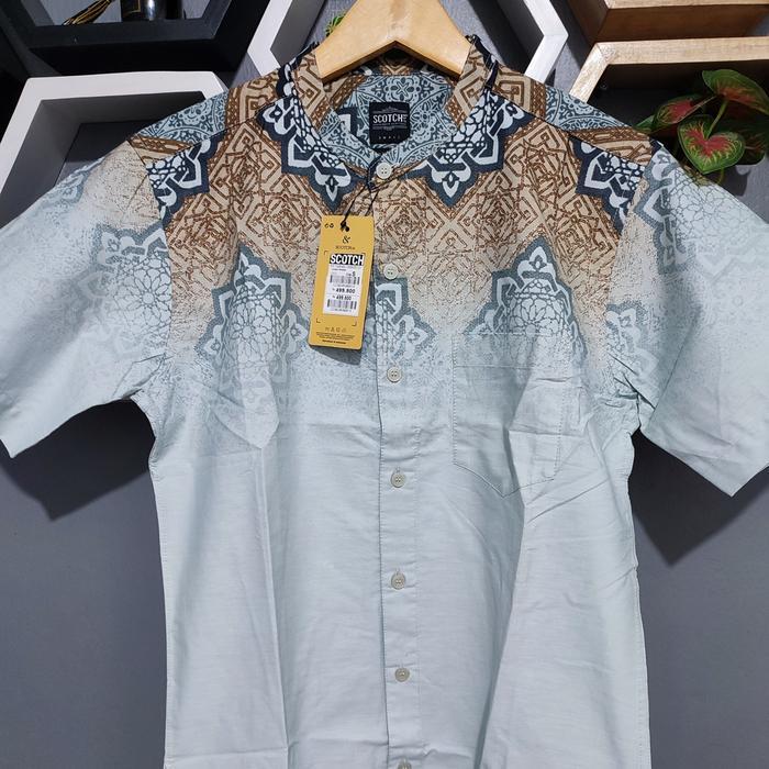 Kemeja Koko Scotch &Co Original l