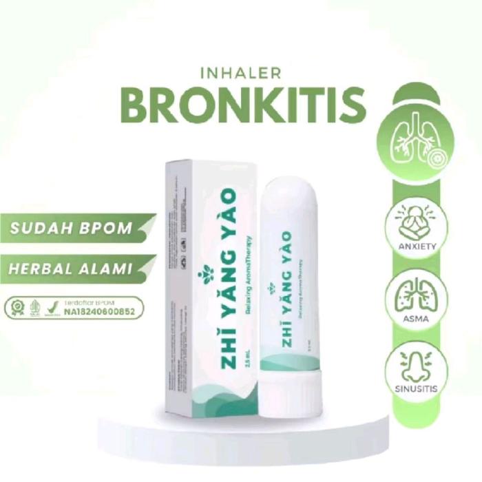 Zhi Yang Yao Original - Inhaler Aromaterapi Bronkitis Asli Meredakan Sinusitis Menahun Sesak Nafas C