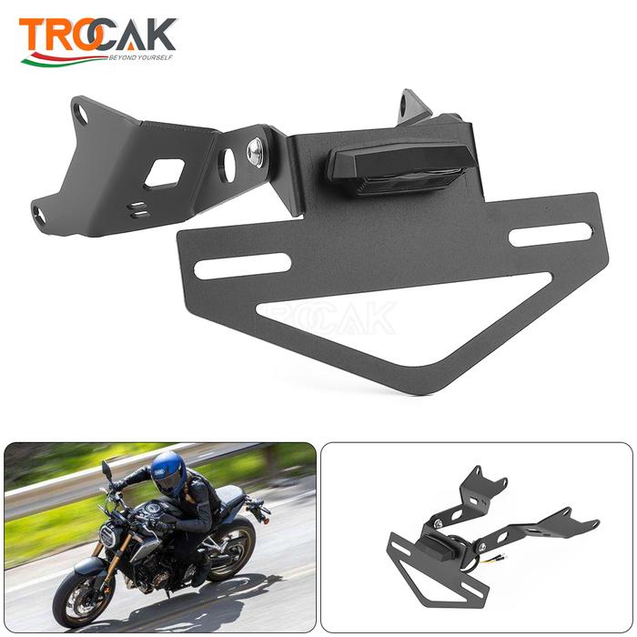 Honda_Cb650R Cbr650 Cb 650R 2021 Motorcycle Accessories License Plate Holder Tail Light Bracket Tidy