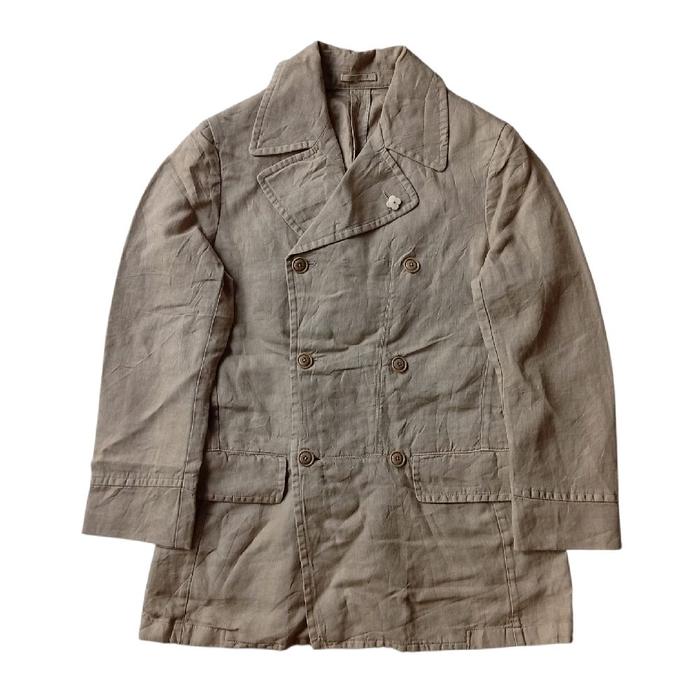 Lardini doublebreast linen coat