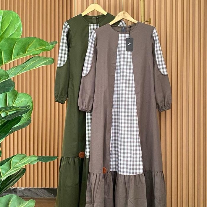 Atsiri dress/dress zisheri/terbaru/mewah/elegan/zisheri Gamis