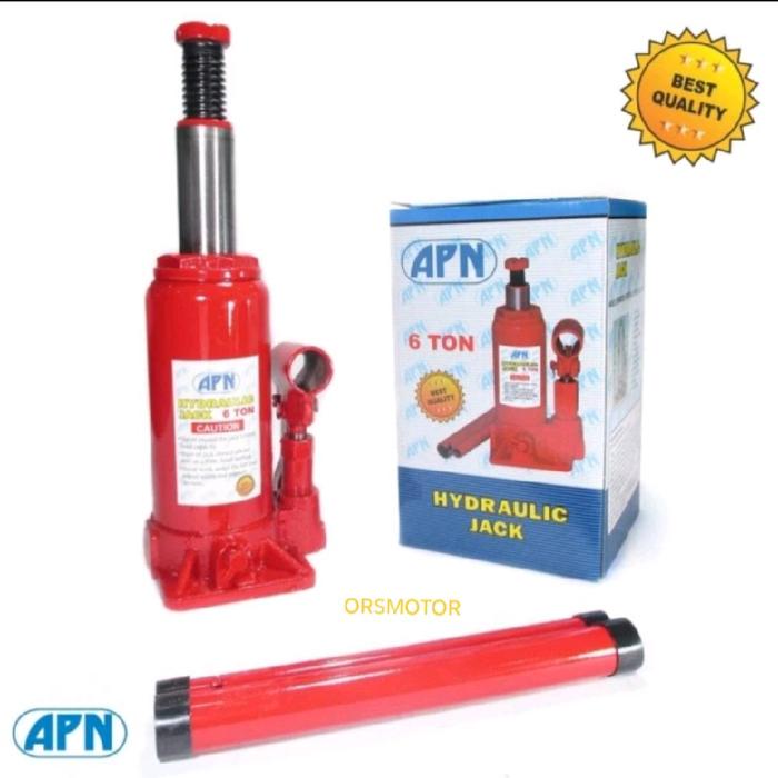 Dongkrak + Stang Dongkrak Botol 6 TON Hydraulic Jack APN