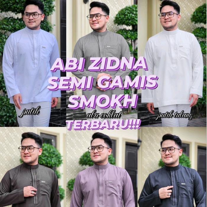 KOKO ABI ZIDNA SEMI GAMIS SMOKH | KATUN PREMIUM ABI ZIDNA Baju