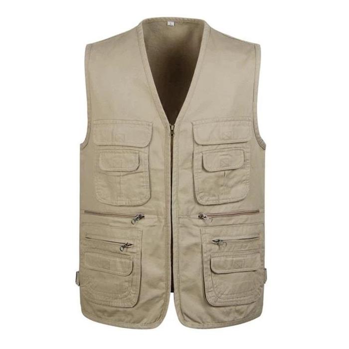 Rompi Pria Wanita Bahan Original Baby Canvas Premium / Bisa Costum Bordir Vest Cardinal Casual Korea