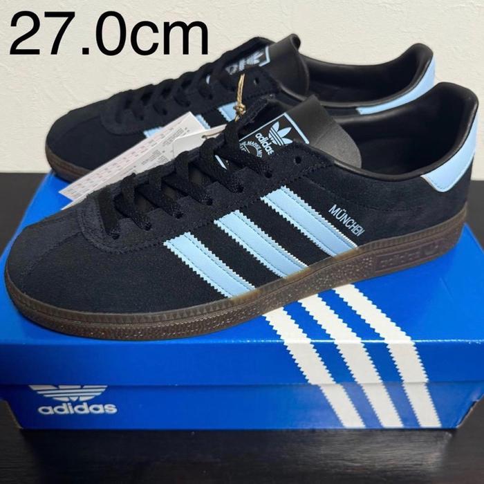 ADIDAS MUNCHEN EXCLUSIVE BLACK SKY BLUE BNIB JR3903